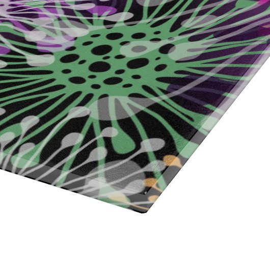 Klares pickeliges Muster Schneidebrett (Ecke)