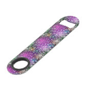 Klares pickeliges Muster Speedflaschenöffner (Rückseite Schrägansicht)