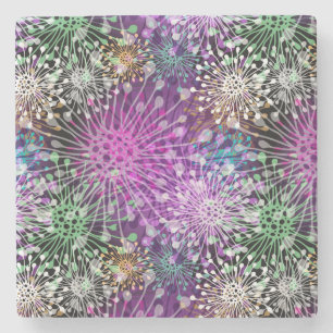 Klares pickeliges Muster Steinuntersetzer