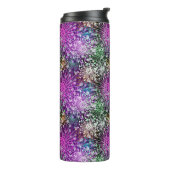 Klares pickeliges Muster Thermosbecher (Nach links gedreht)