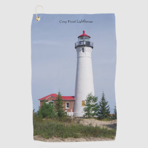 Klares Punktleuchtturm- u. -Gebäudegolftuch Golfhandtuch