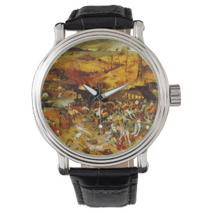 Klares Retro - Triumph des Todes Armbanduhr