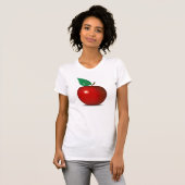 Klares rotes Apple T-Shirt (Vorne ganz)
