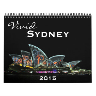 klares Sydney 2015 Kalender