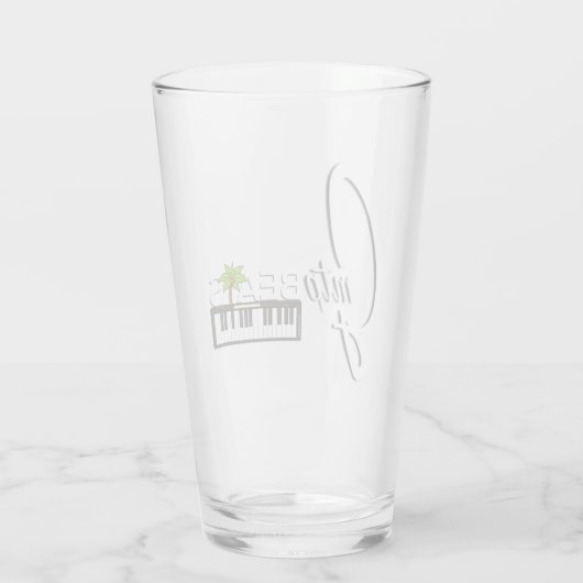 Klarglas-Cup Glas (Rückseite)