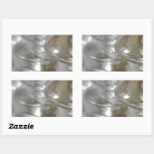 Klarglas-Isolatoren Rechteckiger Aufkleber (Blatt)