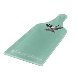 Klarglas Schneidebrett