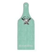 Klarglas Schneidebrett (Vorderseite)