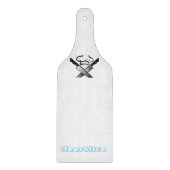 Klarglasablage Schneidebrett (Vorderseite)