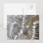 Klarglasisolatoren Postkarte (Vorne/Hinten)