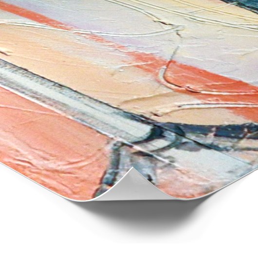 Klarglasstau Poster (Ecke)