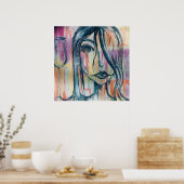 Klarglasstau Poster (Küche)