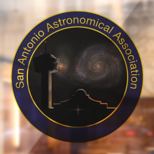 Klarglasverkleidung des SAAA-Logos Fensteraufkleber (Blatt 2)