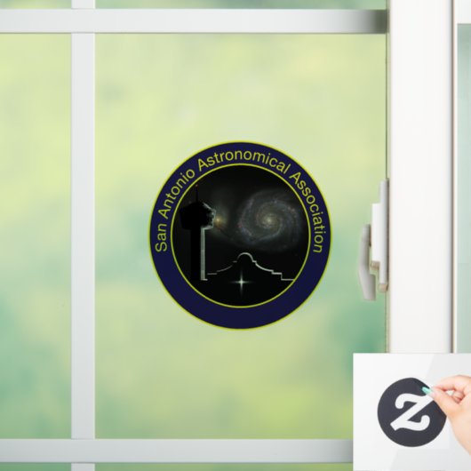 Klarglasverkleidung des SAAA-Logos Fensteraufkleber (Zuhause)