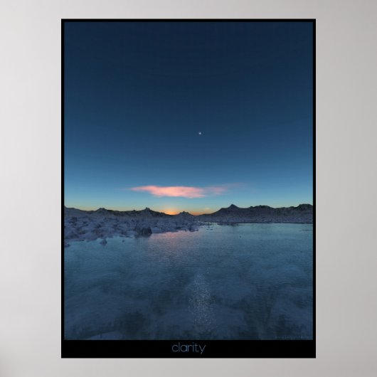 Klarheit Poster (Vorne)