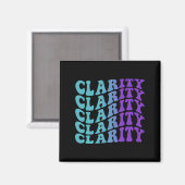 Klarheit Präventionsbewusstsein Magnet (Vorderseite/Rückseite)