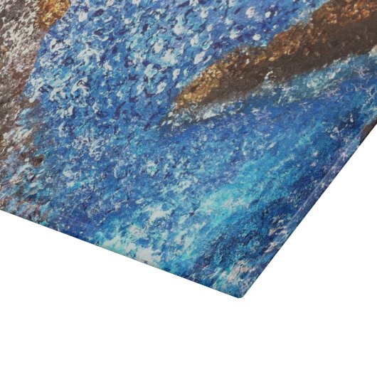 "Klarheits-" Glasschneiden-Brett Schneidebrett (Ecke)