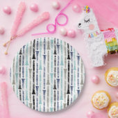 Klarinet Muster Pappteller (Party)