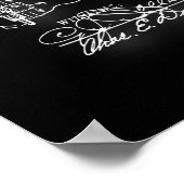 Klarinet Patent Poster (Ecke)