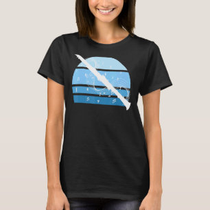 Klarinette Ästhetik Retro Klarinettist Vintage T-Shirt