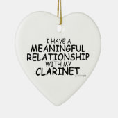Klarinette Bedeutung der Beziehungen Keramikornament (Rechts)
