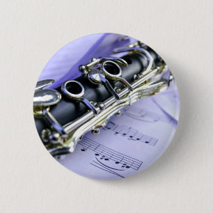 Klarinette Blatt Music Band Orchestra Button