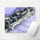 Klarinette Blatt Music Band Orchestra Mousepad (Mit Mouse)