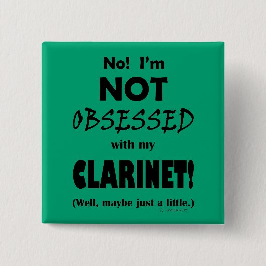 Klarinette Button (Vorderseite)