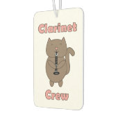 Klarinette Crew Niedlich Katzenrosa Autolufterfrischer (Links)