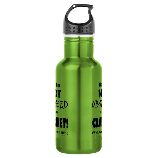 Klarinette Edelstahlflasche (Vorderseite)