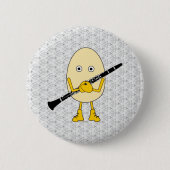Klarinette Egghead Button (Vorderseite)
