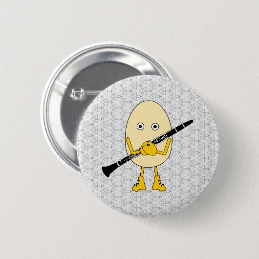 Klarinette Egghead Button (Vorne & Hinten)