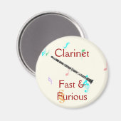 Klarinette: Fast & Furious Magnet (Vorderseite/Rückseite)
