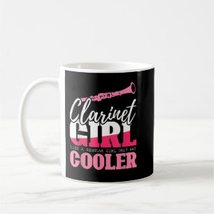 Klarinette Girl wie ein normales Mädchen nur viel  Kaffeetasse