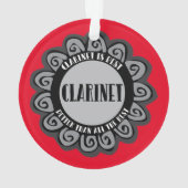 Klarinette ist am besten ornament