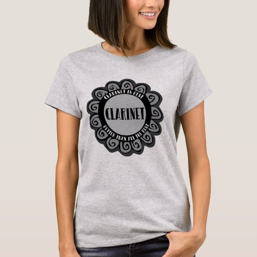 Klarinette ist am besten T-Shirt (Vorderseite)