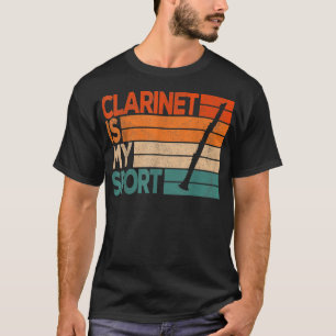 Klarinette ist mein Sport Funny Clarinet Player Re T-Shirt
