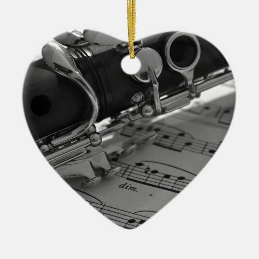 Klarinette Keramikornament (Vorne)