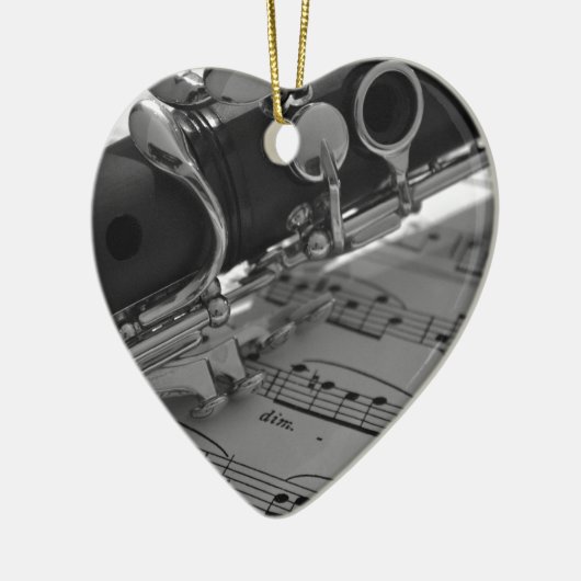 Klarinette Keramikornament (Links)