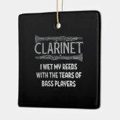 Klarinette Keramikornament (Links)