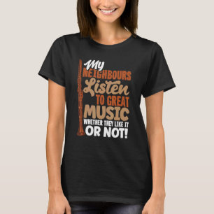 Klarinette Klarinette-Klarinette-Angebot T-Shirt