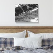 Klarinette Leinwanddruck (Insitu (Schlafzimmer))