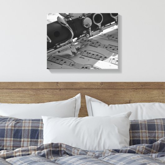 Klarinette Leinwanddruck (Insitu (Schlafzimmer))