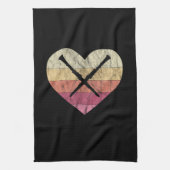 Klarinette Lieben Geschirrtuch (Vertikal)