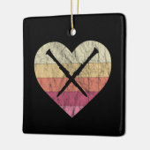 Klarinette Lieben Keramikornament (Links)