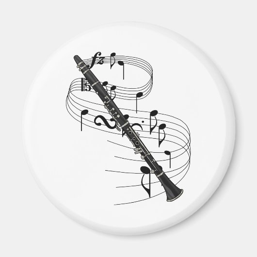 Klarinette Magnet (Vorne)