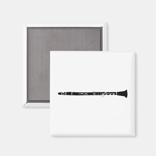 Klarinette Magnet (Vorderseite/Rückseite)