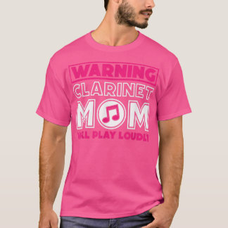 Klarinette Mama wird laut spielen, Klarinette Mu T-Shirt