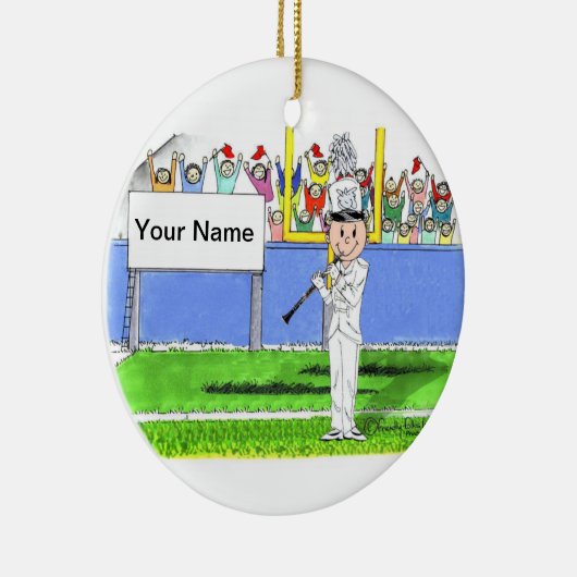 Klarinette - männlich keramik ornament (Rechts)