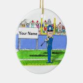 Klarinette - männlich keramik ornament (Rechts)